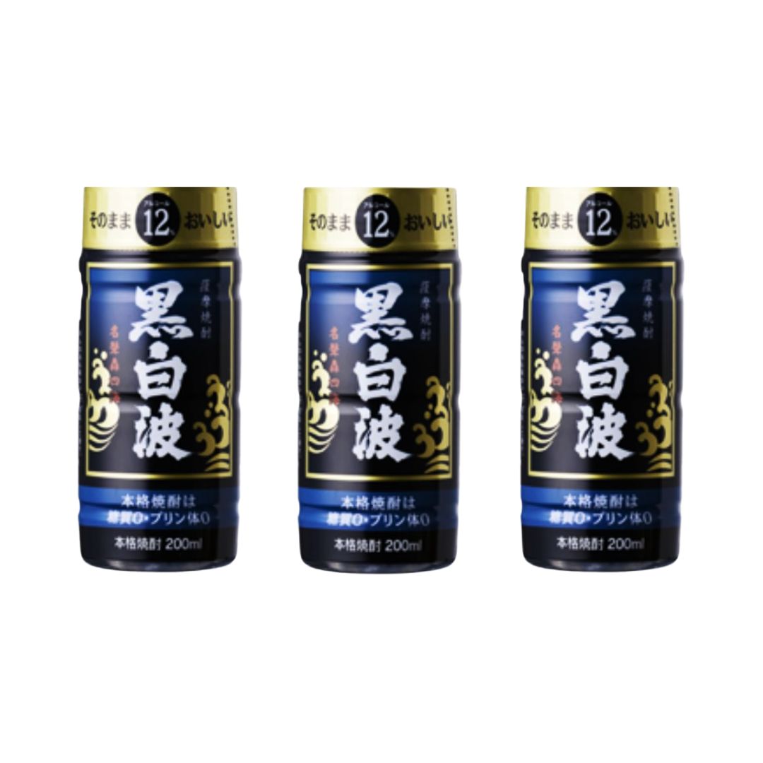 SATSUMA Kuro Shiranami 200ml ×3