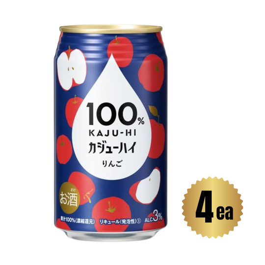 KAJU HI Ringo(Apple) CHUHAI CAN 340ml x 4ea
