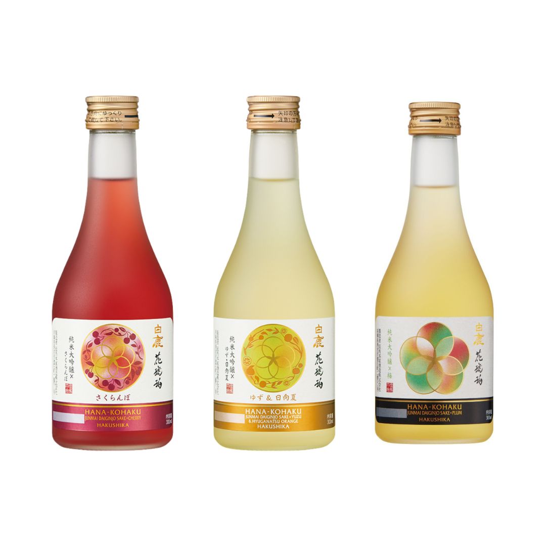 Hakushika Hanakohaku Set (300ml x 3 bottle)