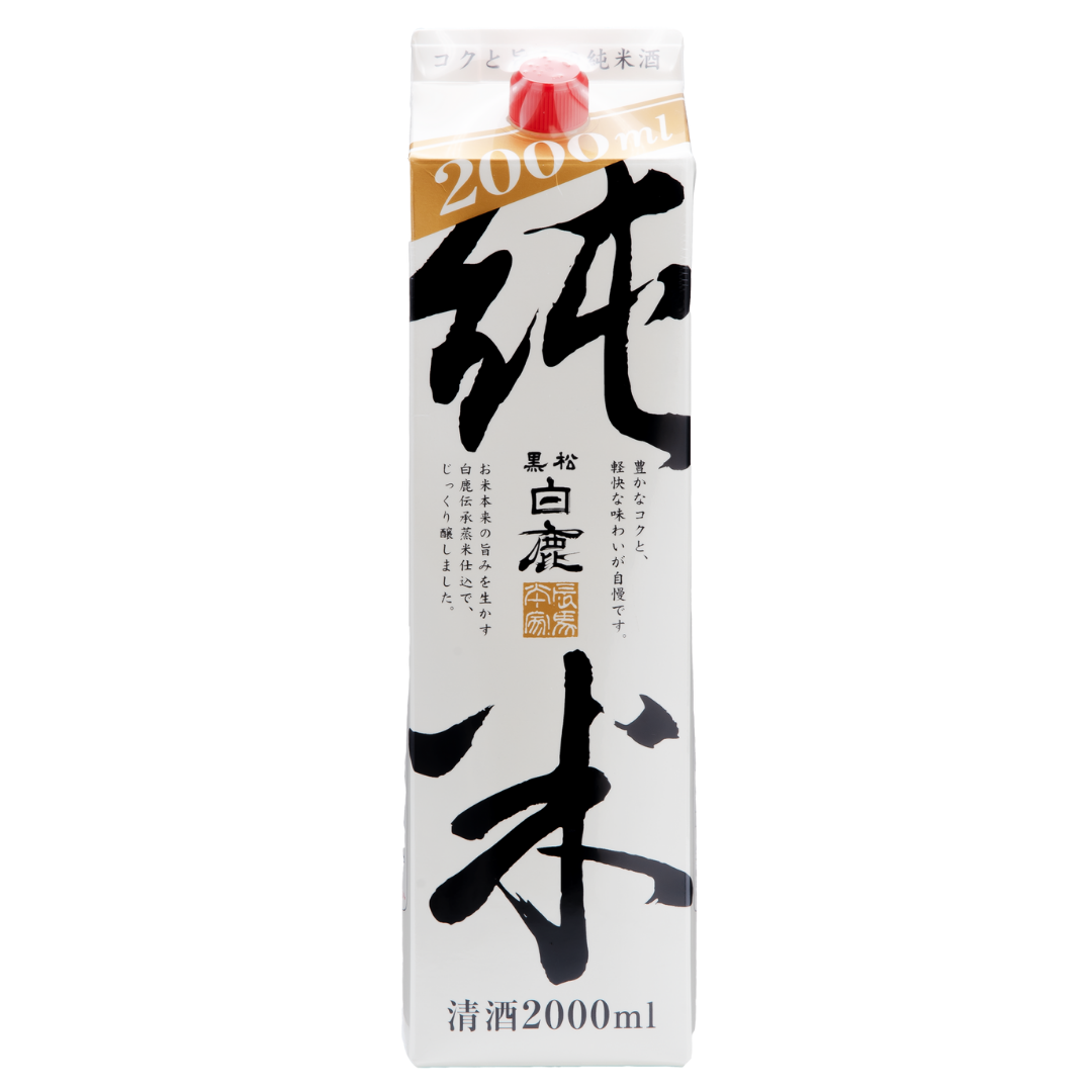 HAKUSHIKA Junmai Pack 2L – Sake Ichiban
