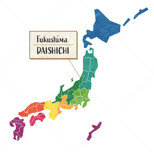 Daishichi Fukushima Sake map