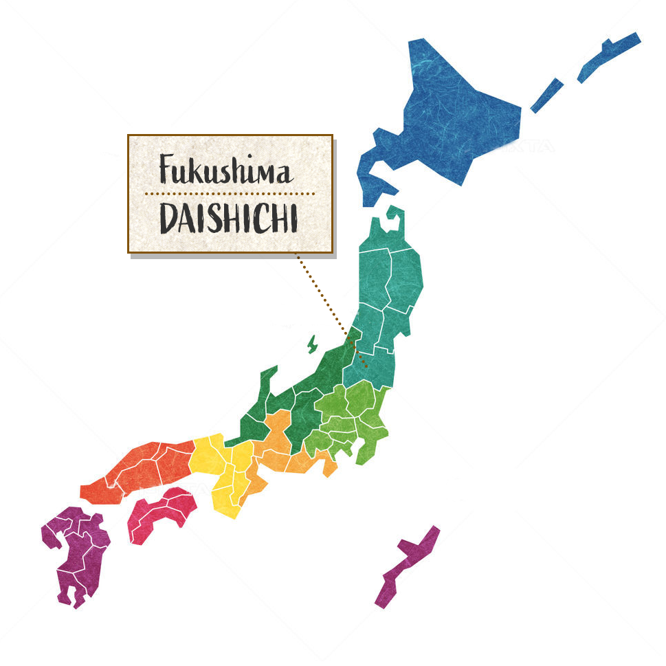 Daishichi Fukushima Sake map