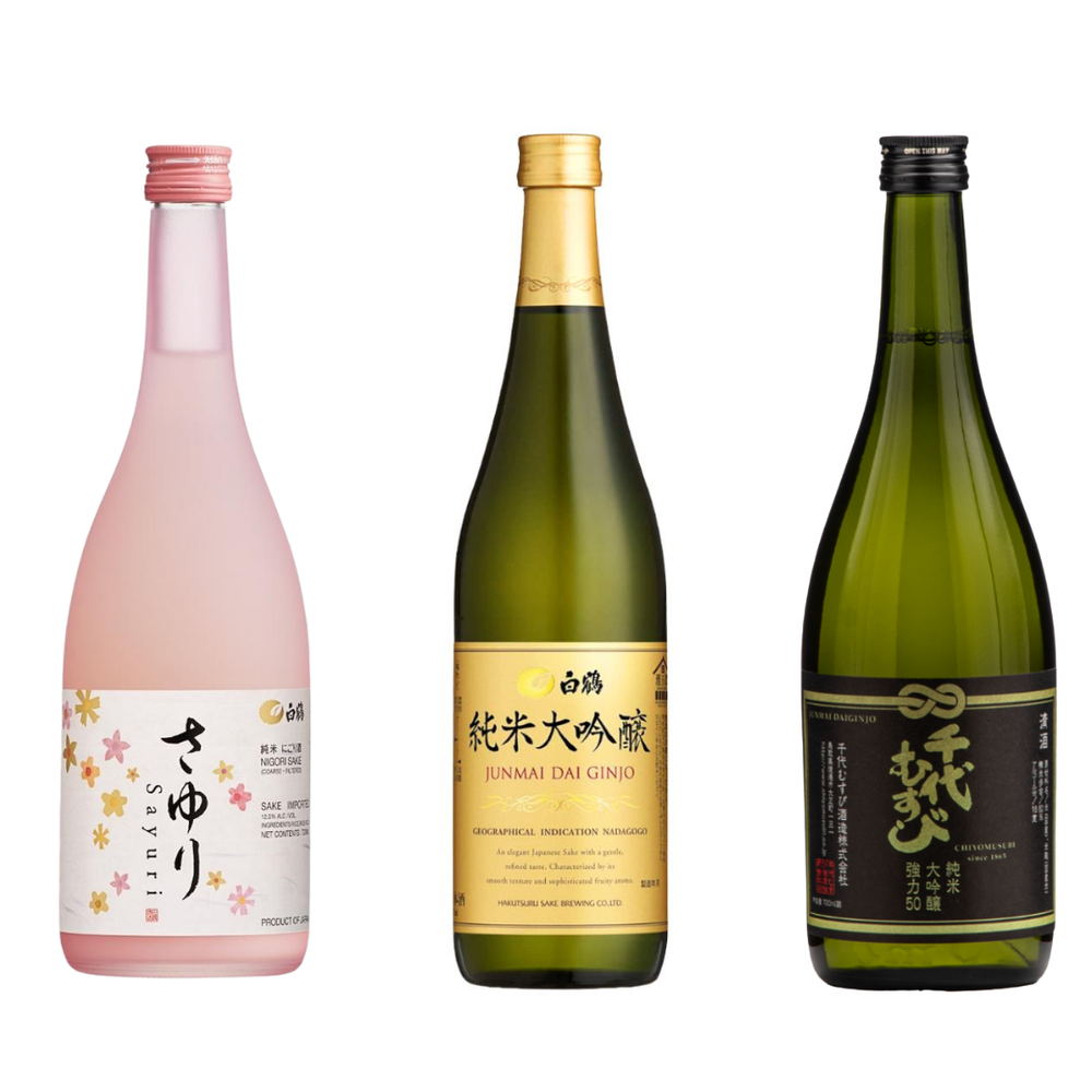 Sake Ichiban Top Seller 2025 : 3 bottles with gift box