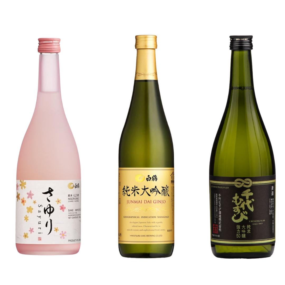 Sake Ichiban Top Seller 2025 : 3 bottles with gift box