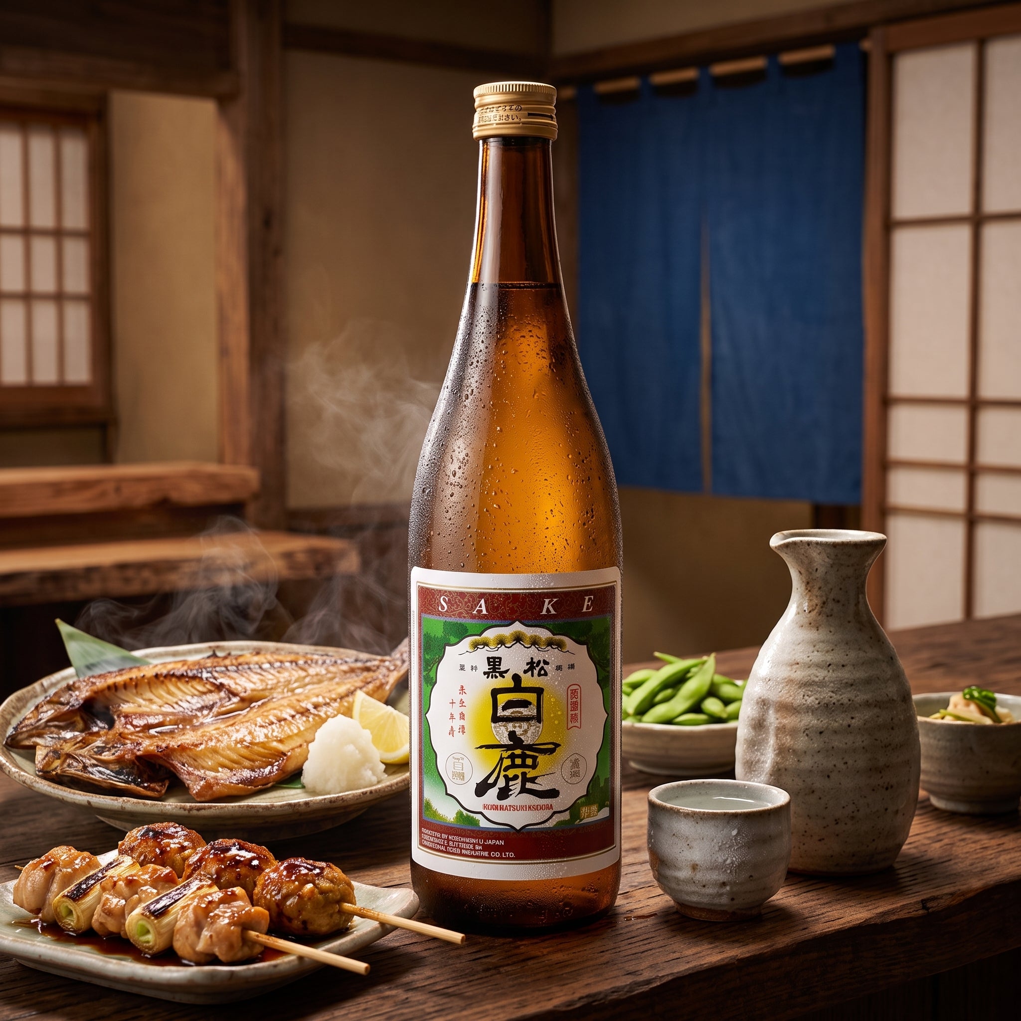 HAKUSHIKA “Kuromatsu” Tokusen Junmai 720ml – Sake Ichiban