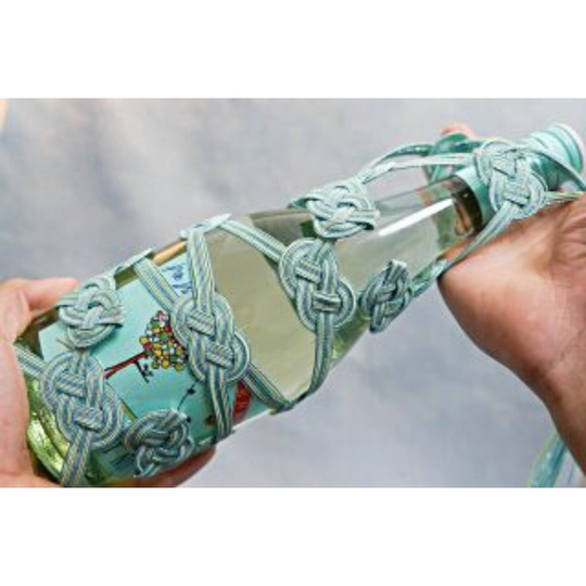 Mizuhiki Bottle Holder Light Blue