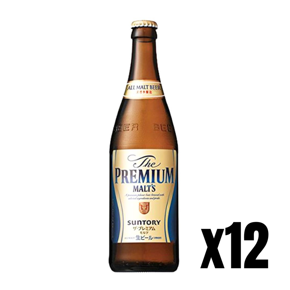 SUNTORY Premium Malt's 500ml X 12ea + FREE BEER TUMBLER