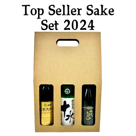 Top Seller 2024 Sake Set 3 bottles with gift box