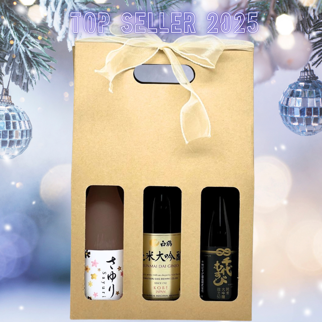 Sake Ichiban Top Seller 2025 : 3 bottles with gift box