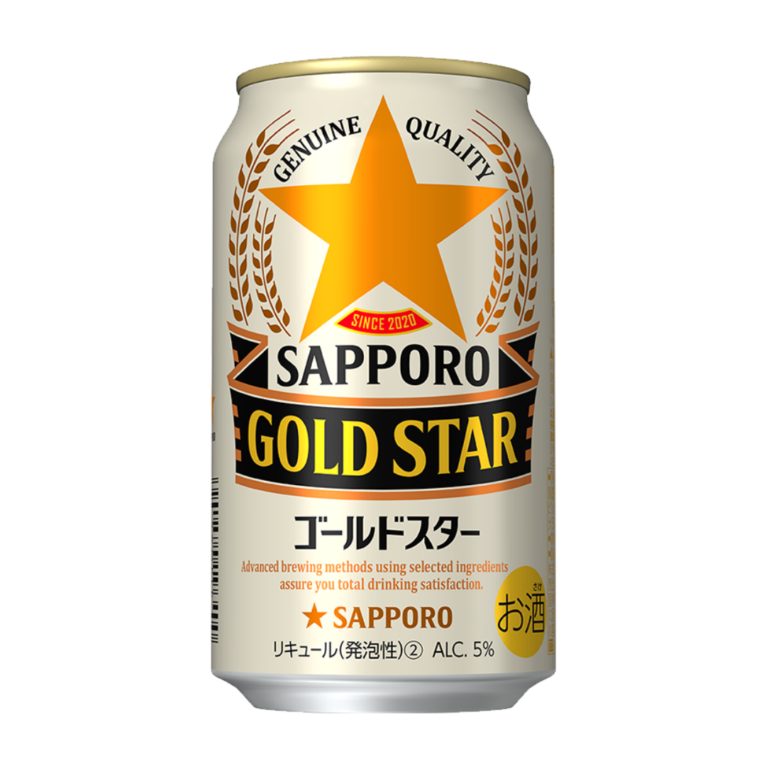 SAPPORO Gold Star 350ml×6ea
