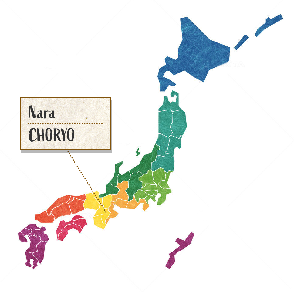 CHORYO Nara Sake map