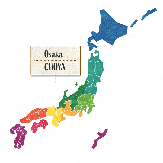 CHOYA Osaka Sake map