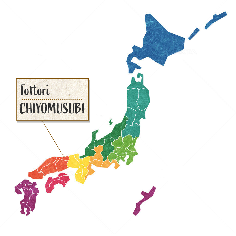 Chiyomusubi Tottori Sake map